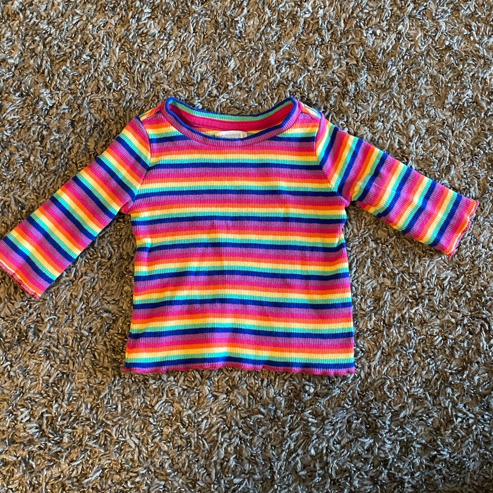 Baby Girl long sleeve striped shirt